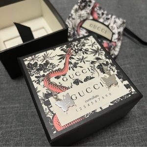 Make an Offer! Authentic Gucci Butterfly Earrings 925 Sterling Silver